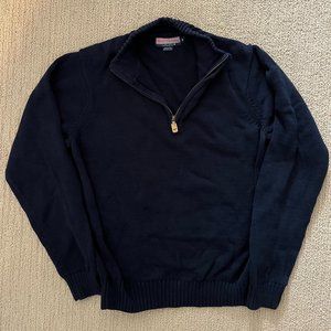 Navy Vineyard Vines Quarter Zip M